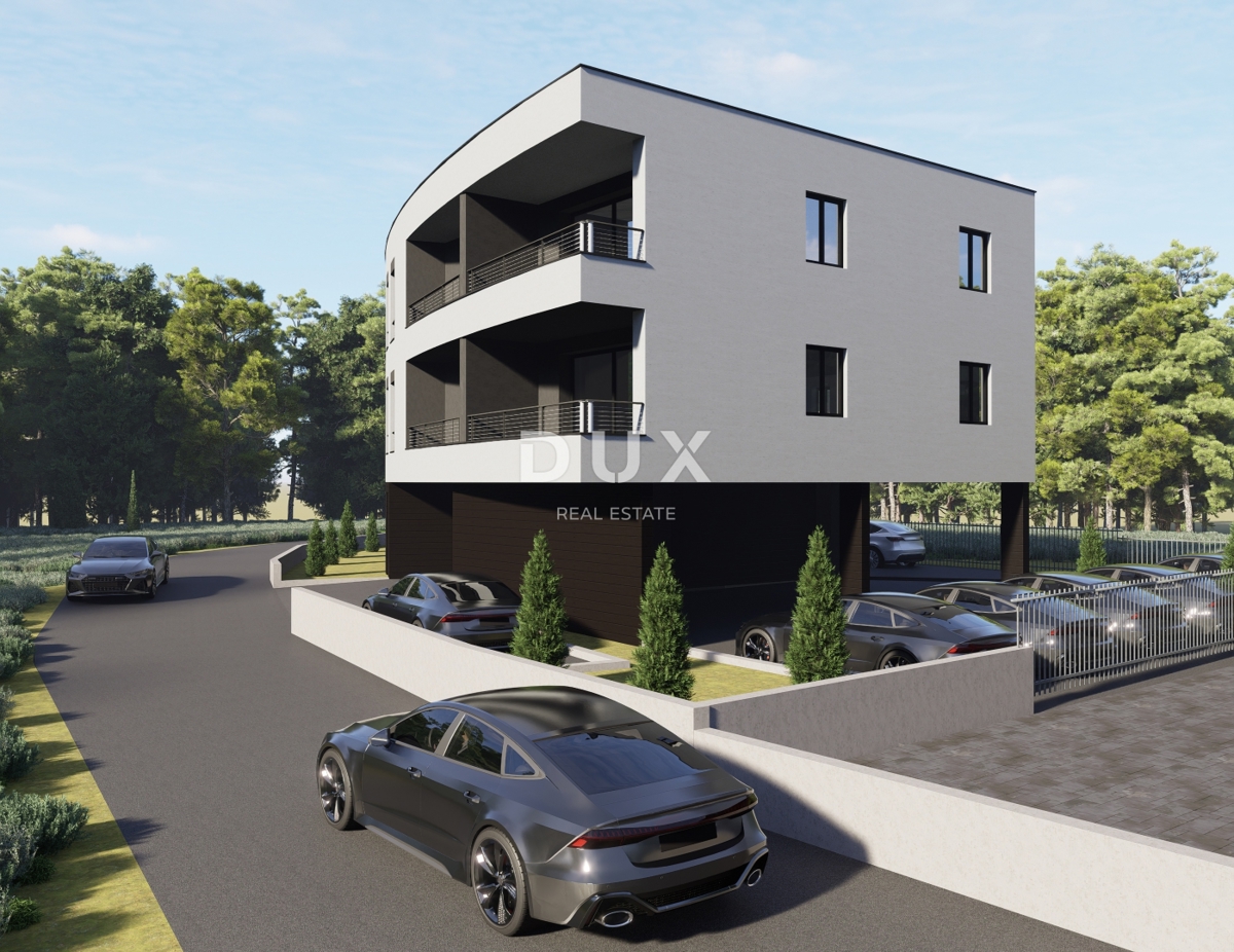 ISTRA, ŠTINJAN - Gradbeno zemljišče z gradbenim dovoljenjem za moderno stavbo s 7 stanovanji, le 500 m od plaž