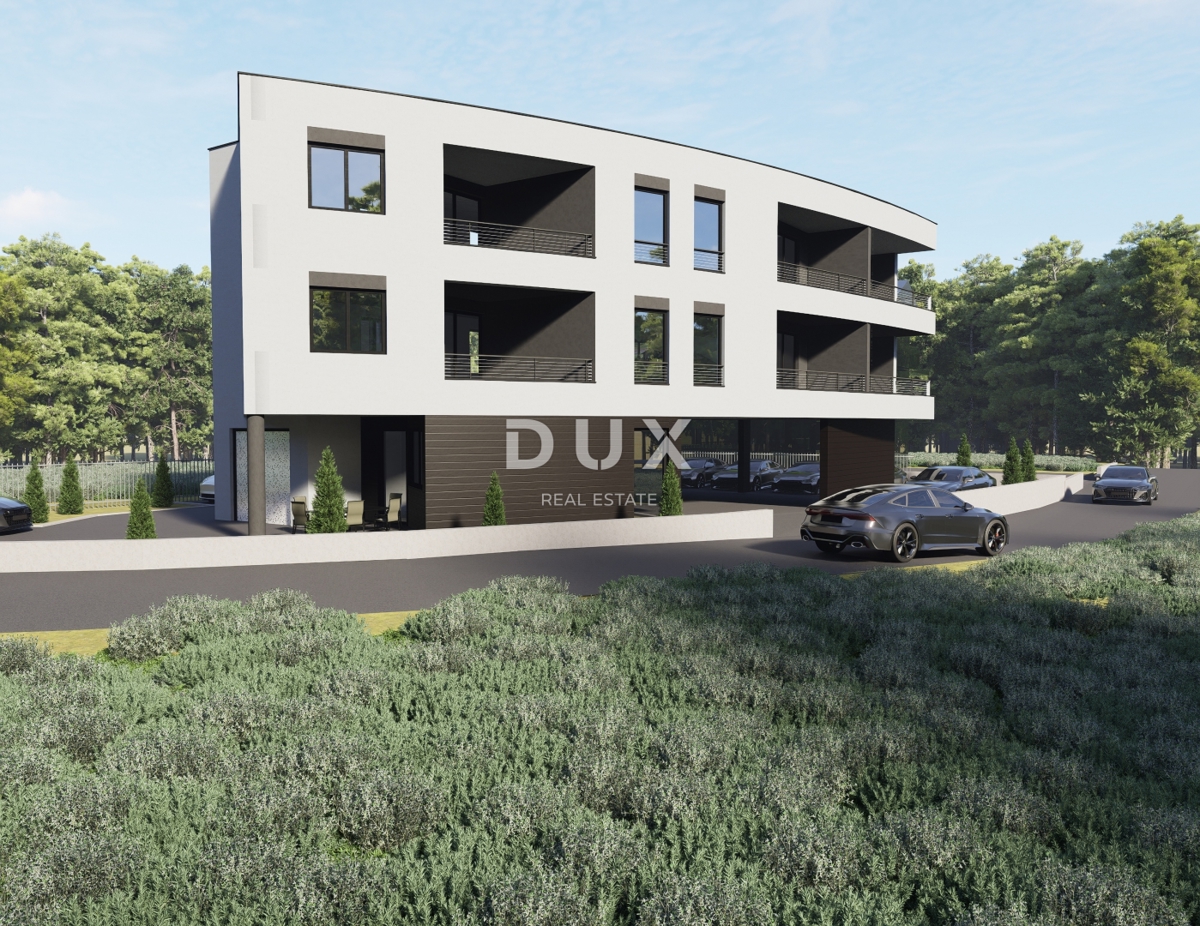 ISTRA, ŠTINJAN - Gradbeno zemljišče z gradbenim dovoljenjem za moderno stavbo s 7 stanovanji, le 500 m od plaž