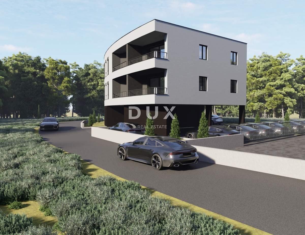 ISTRA, ŠTINJAN - Gradbeno zemljišče z gradbenim dovoljenjem za moderno stavbo s 7 stanovanji, le 500 m od plaž