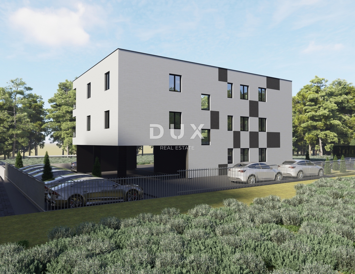 ISTRA, ŠTINJAN - Gradbeno zemljišče z gradbenim dovoljenjem za moderno stavbo s 7 stanovanji, le 500 m od plaž