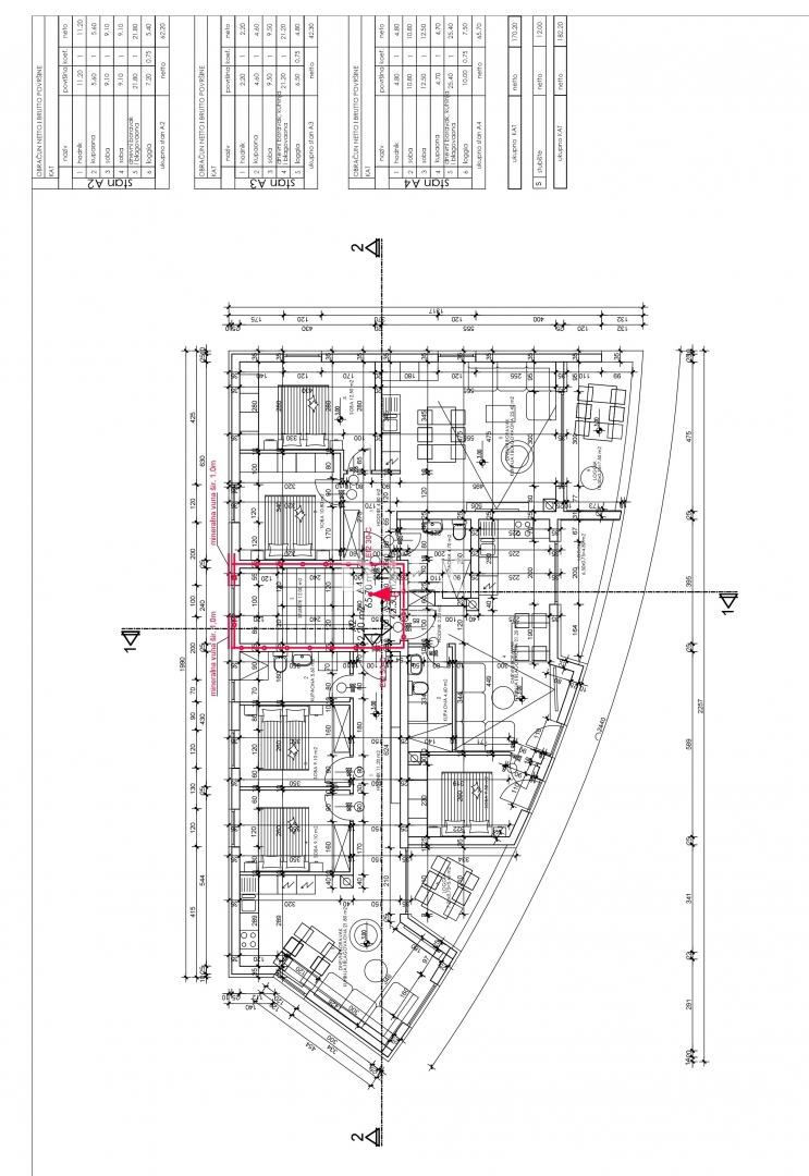 ISTRA, ŠTINJAN - Gradbeno zemljišče z gradbenim dovoljenjem za moderno stavbo s 7 stanovanji, le 500 m od plaž