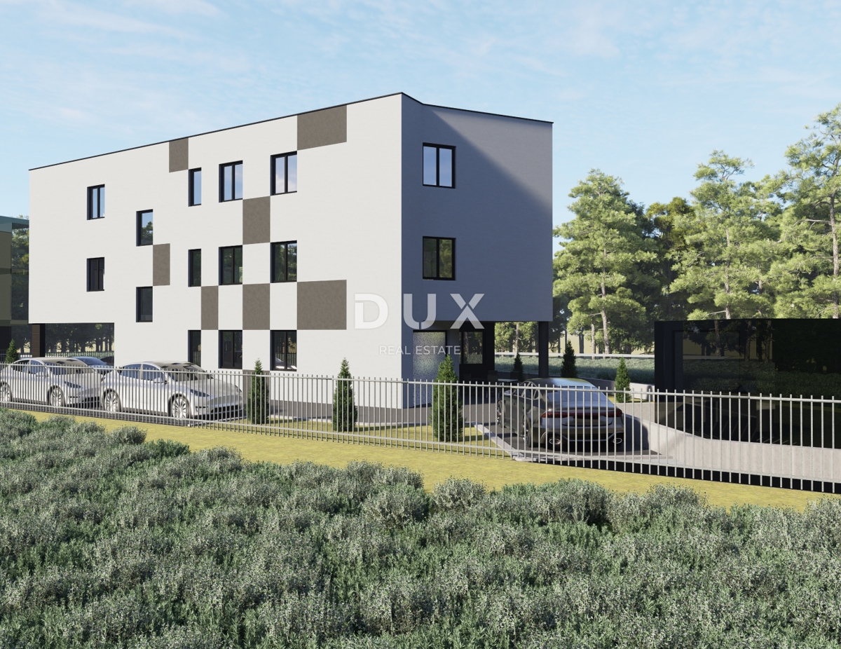 ISTRA, ŠTINJAN - Gradbeno zemljišče z gradbenim dovoljenjem za moderno stavbo s 7 stanovanji, le 500 m od plaž