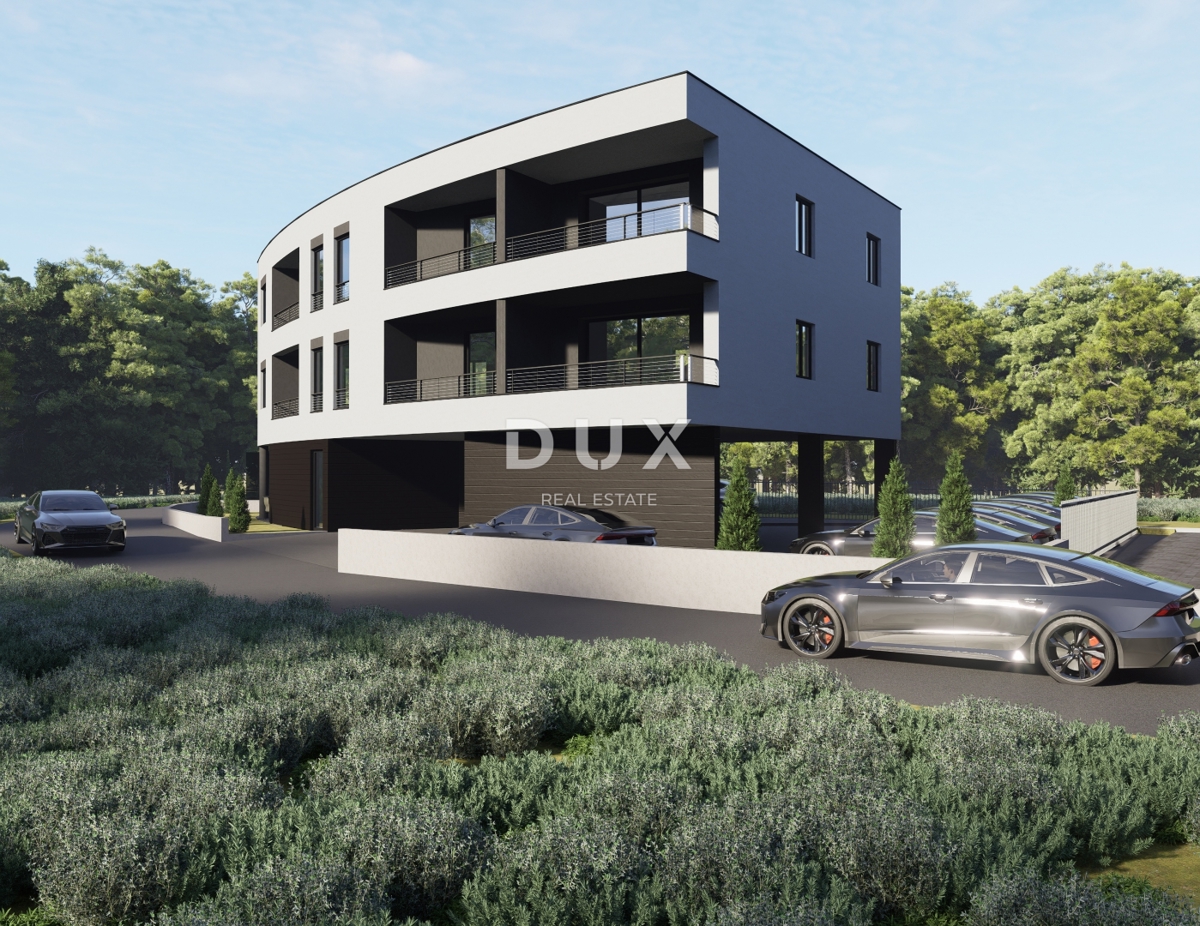 ISTRA, ŠTINJAN - Gradbeno zemljišče z gradbenim dovoljenjem za moderno stavbo s 7 stanovanji, le 500 m od plaž