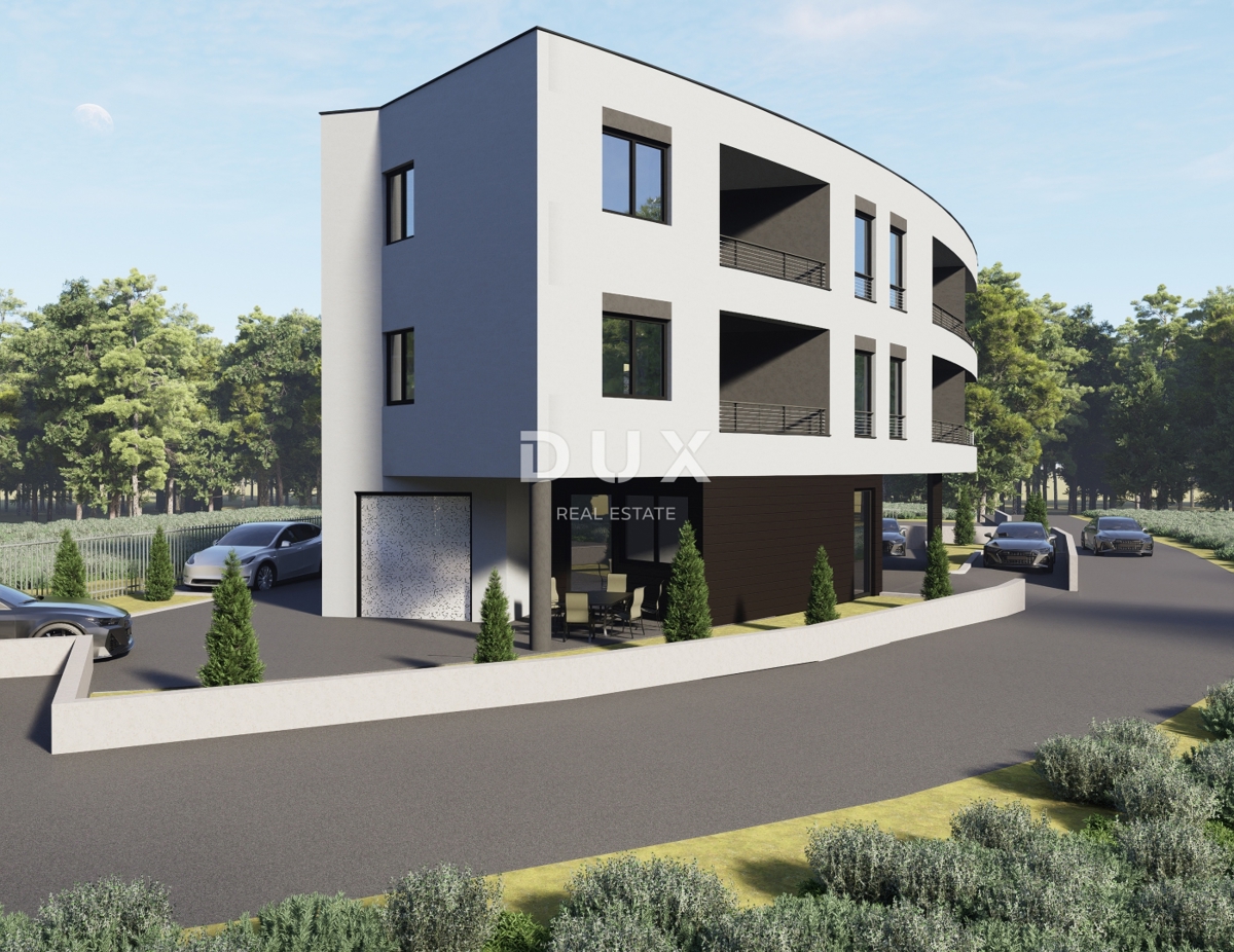 ISTRA, ŠTINJAN - Gradbeno zemljišče z gradbenim dovoljenjem za moderno stavbo s 7 stanovanji, le 500 m od plaž