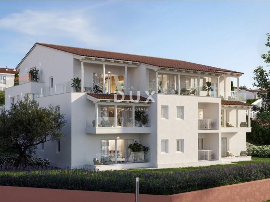 NOVI VINODOLSKI – 62 m² veliko stanovanje v ekskluzivnem letovišču, prva vrsta ob morju z zasebno plažo