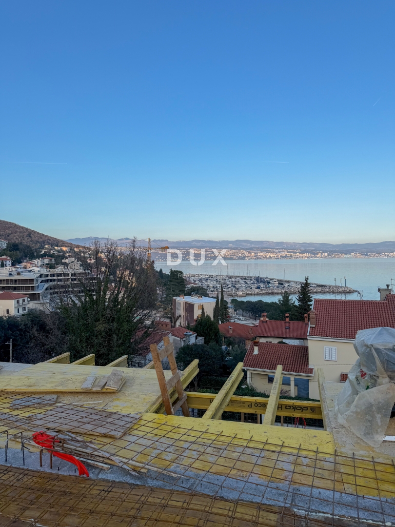 OPATIJA, IČIĆI - luksuzno stanovanje s teraso 100m od morja in znanega letovišča Marriott