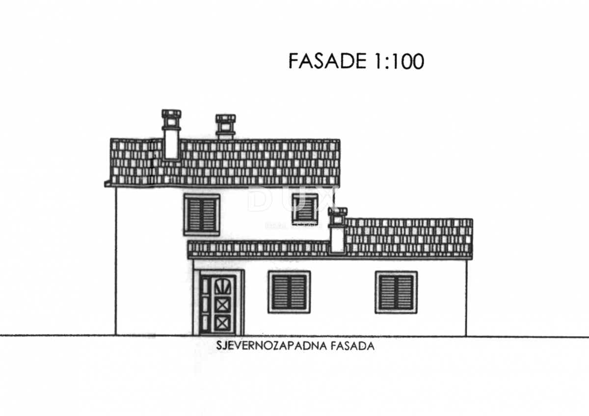 ISTRA, MOTOVUN - Zemljišče z gradbenim dovoljenjem