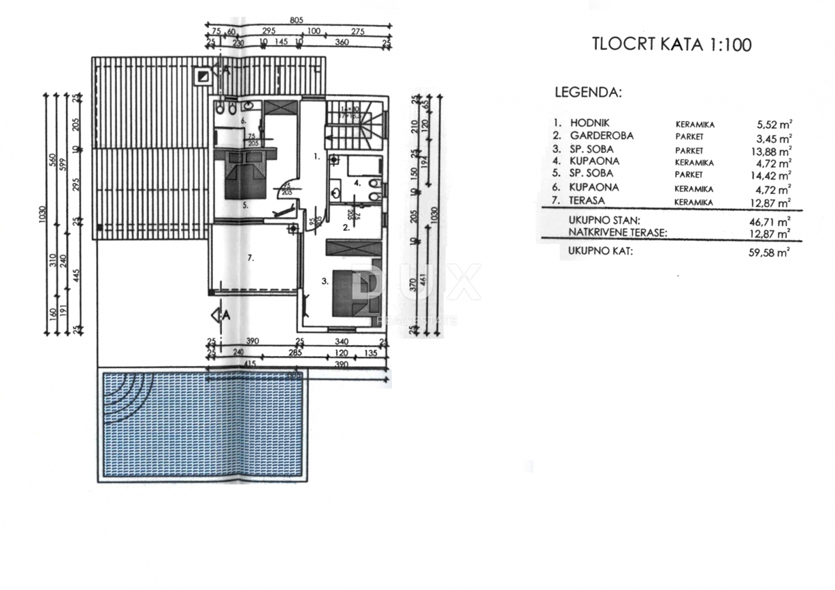 ISTRA, MOTOVUN - Zemljišče z gradbenim dovoljenjem