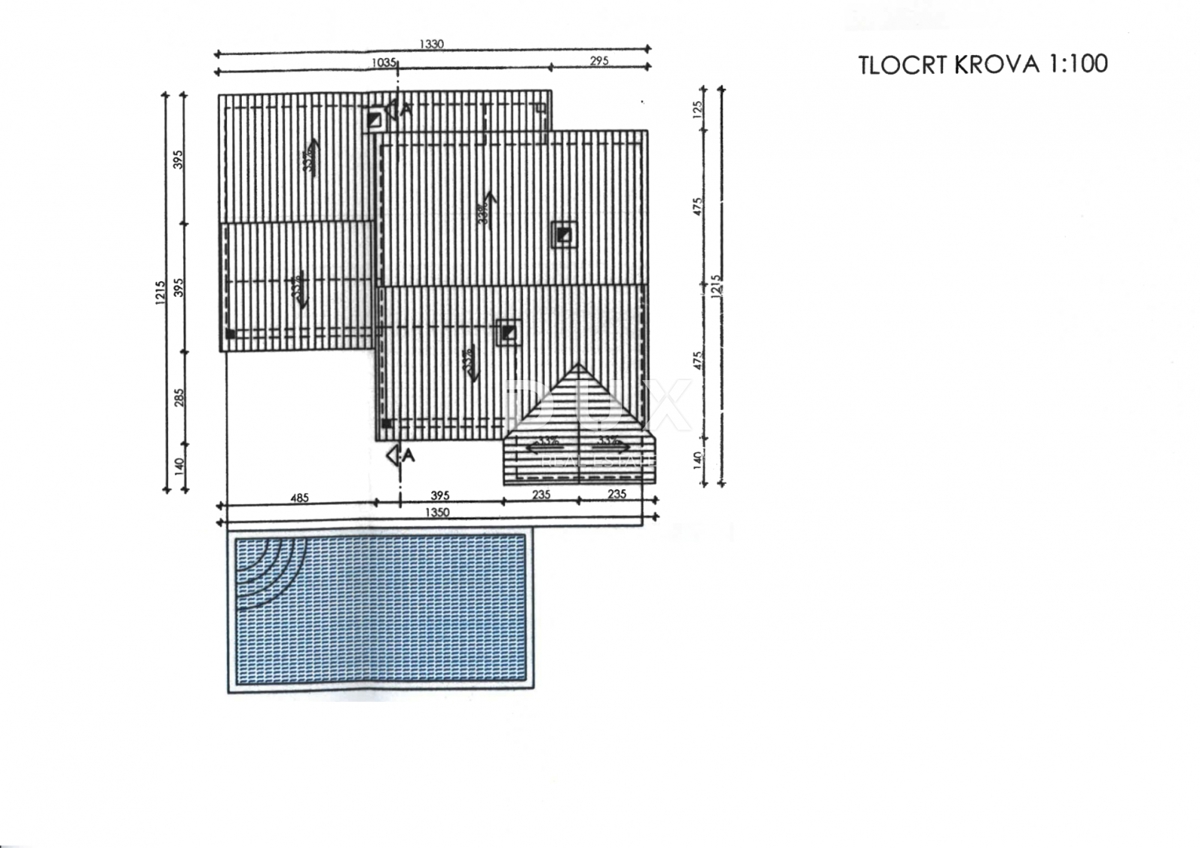 ISTRA, MOTOVUN - Zemljišče z gradbenim dovoljenjem