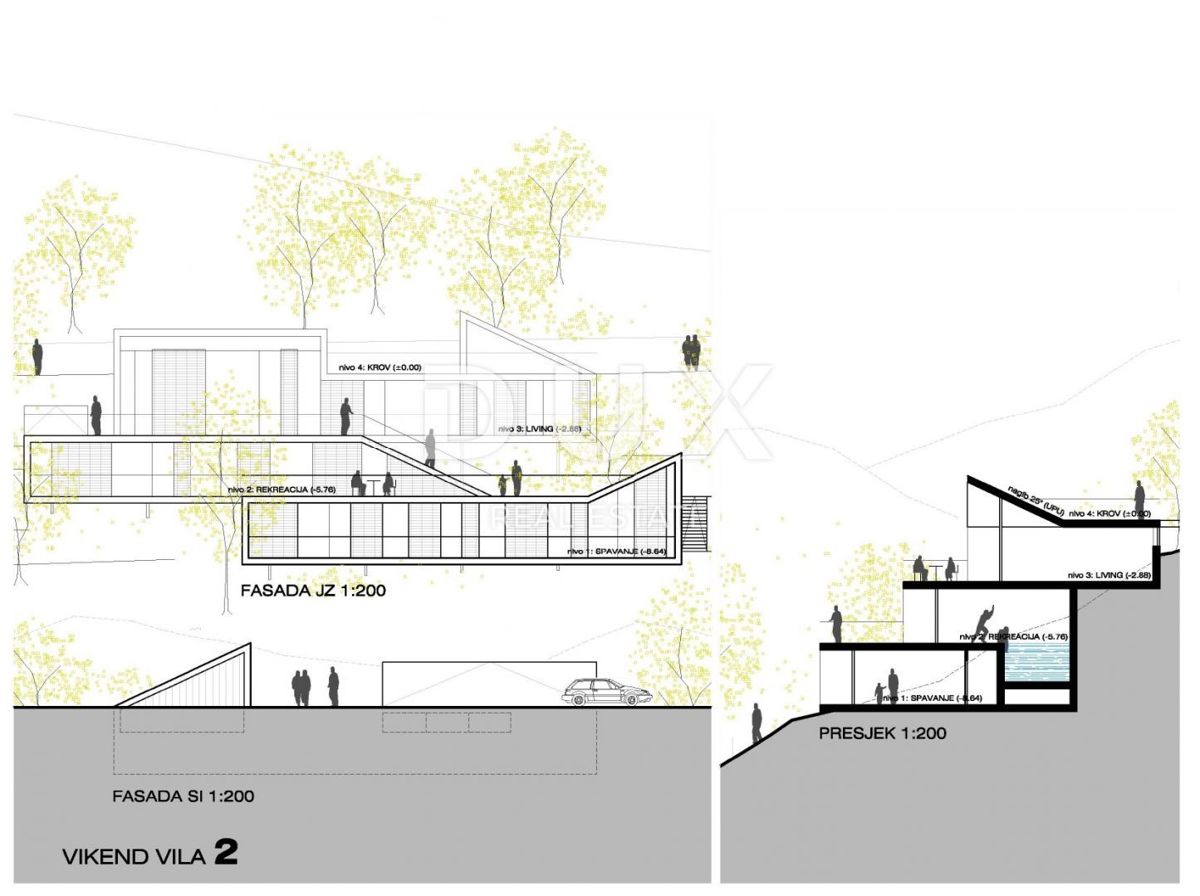 GORSKI KOTAR, FUŽINE - edinstven projekt v osrčju Gorskega Kotarja, zazidljivo zemljišče 2086 m2 s projektom za vilo, investicijska priložnost!