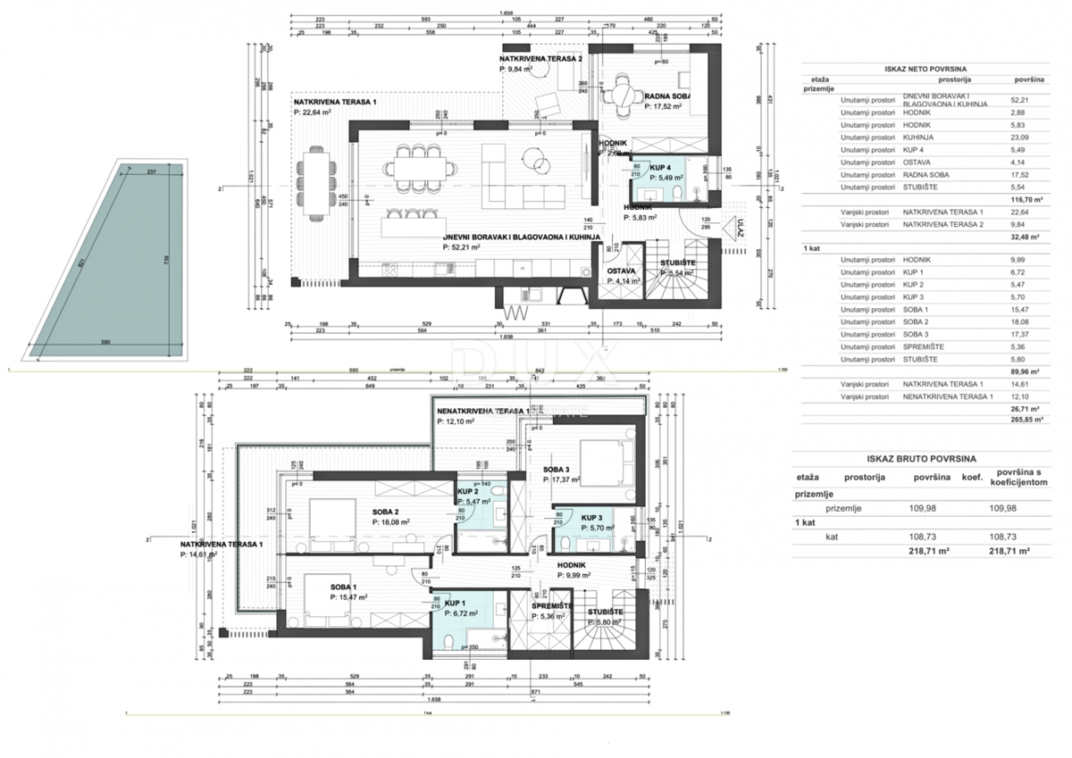 ISTRA, TINJAN - Zemljišče z lokacijskim dovoljenjem