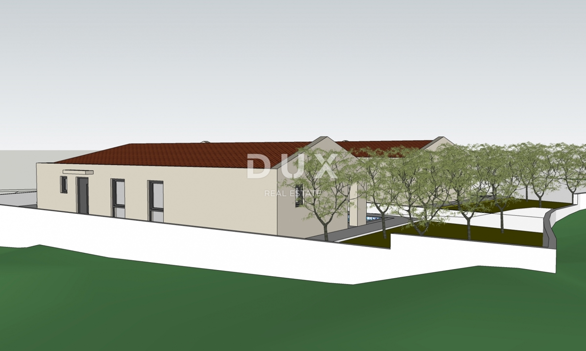ISTRA, MARČANA - Premium projekt enonadstropne hiše z bazenom in kmetijskim zemljiščem