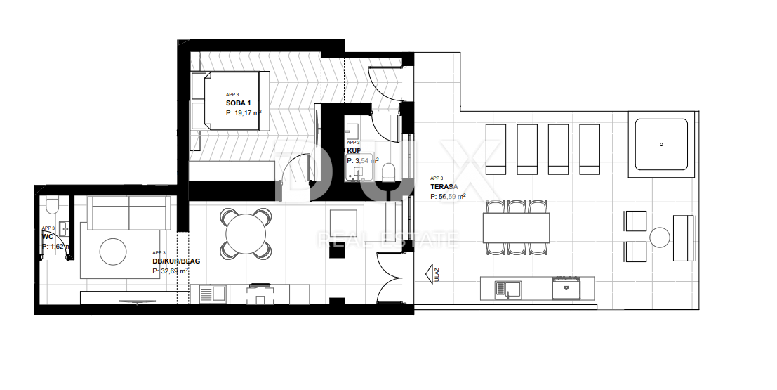 OPATIJA, LOVRAN – ekskluzivno stanovanje s panoramskim razgledom in bazenom