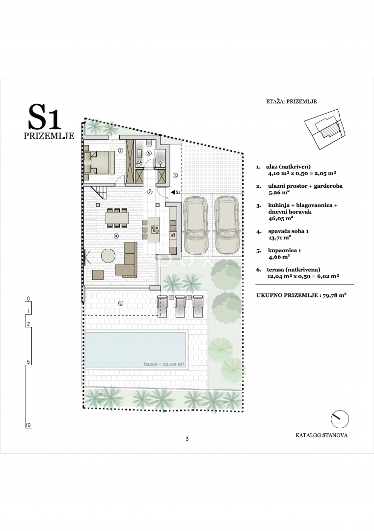 ŠIBENIK, VODICE – LUXUSNI DUPLEX z bazenom, strešno teraso in razgledom od zgoraj