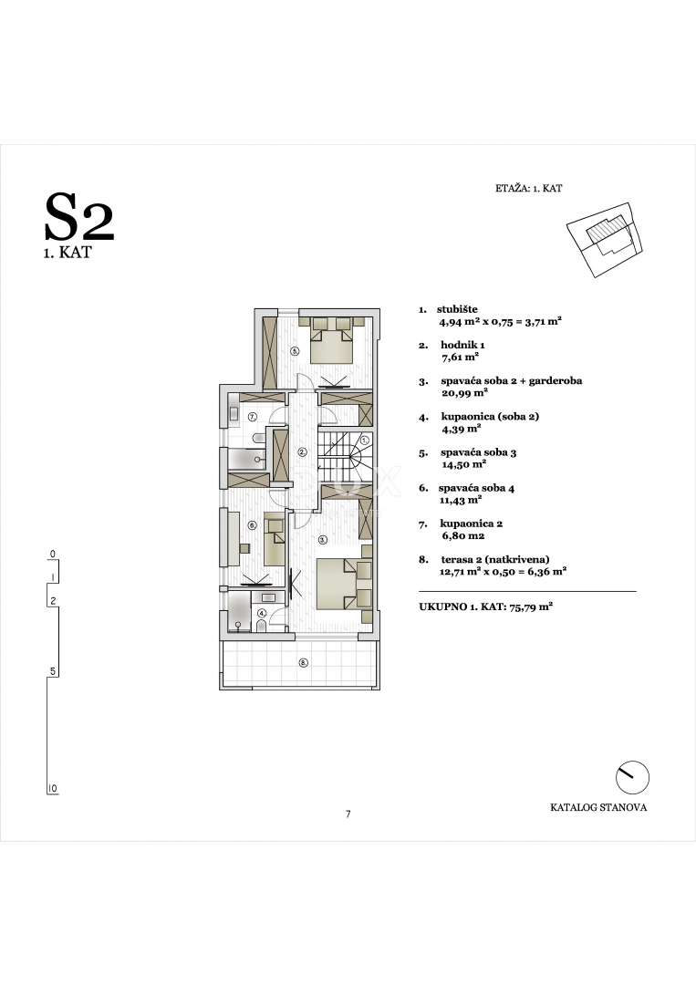 ŠIBENIK, VODICE – LUXUSNI DUPLEX z bazenom, strešno teraso in razgledom od zgoraj