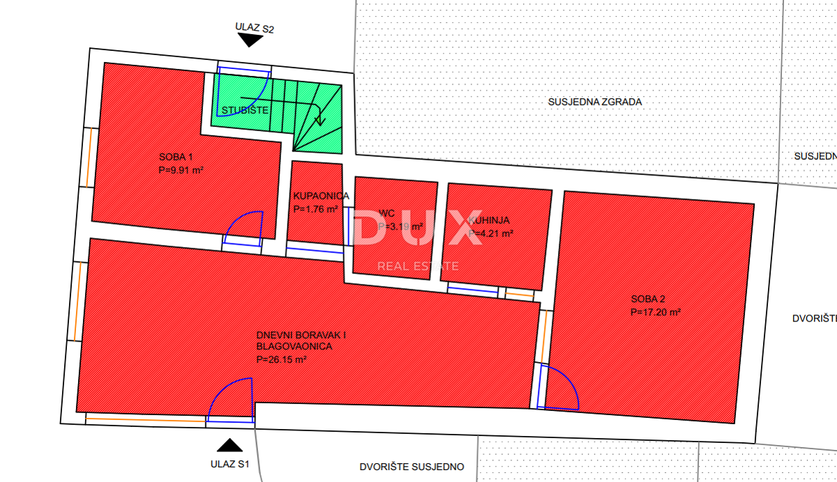 Stanovanje Pirovac, 62,24m2