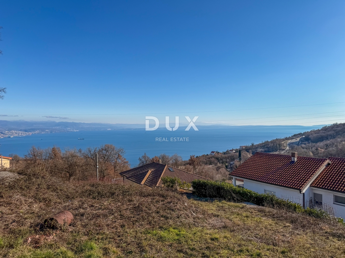 OPATIJA, BREGI - Idealna vila v bližini Opatije, skoraj dokončana, pogled na morje in čudovit vrt