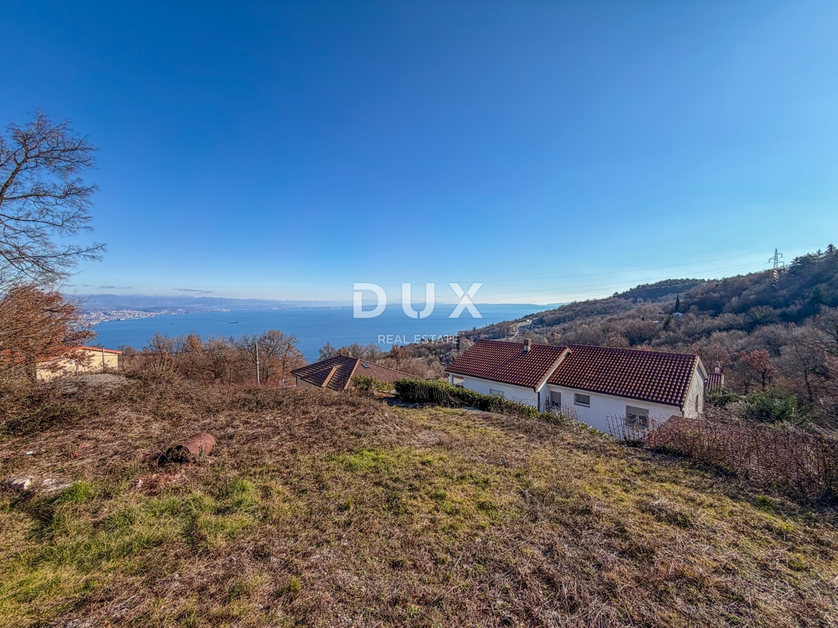 OPATIJA, BREGI - Idealna vila v bližini Opatije, skoraj dokončana, pogled na morje in čudovit vrt