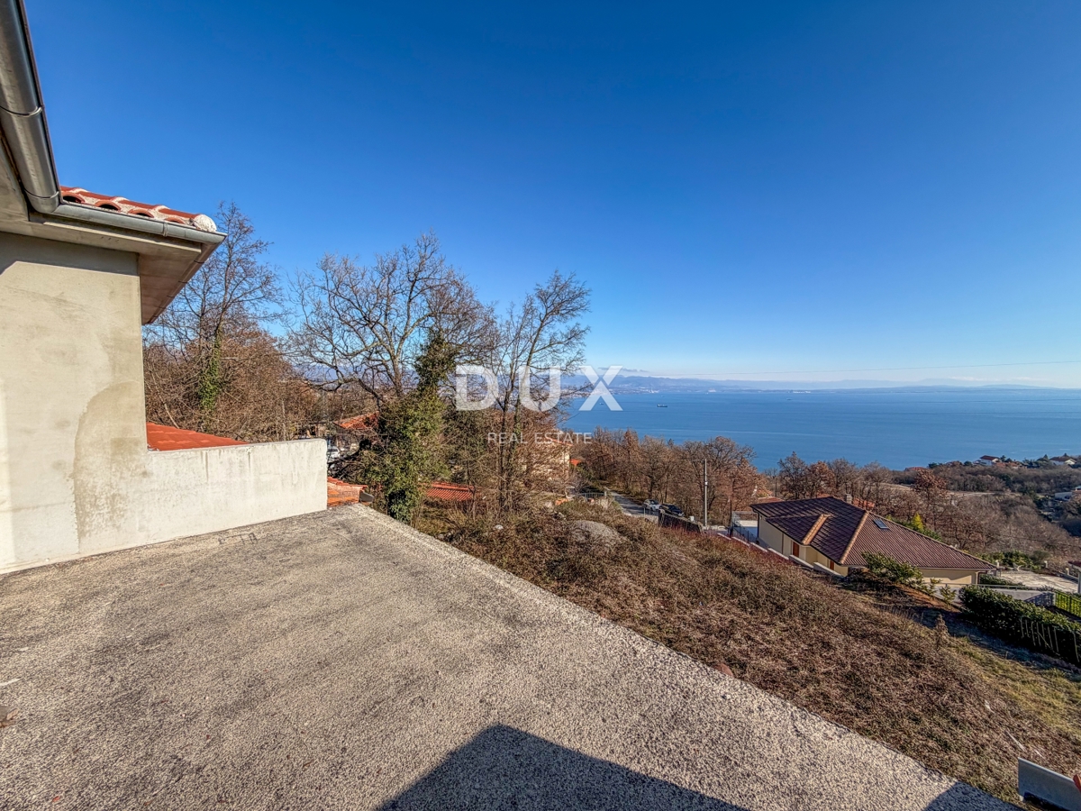 OPATIJA, BREGI - Idealna vila v bližini Opatije, skoraj dokončana, pogled na morje in čudovit vrt