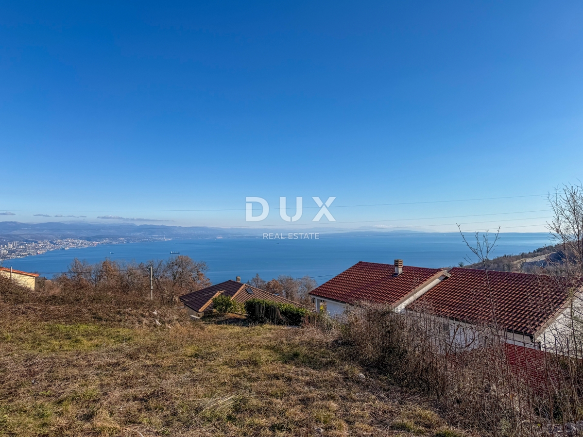 OPATIJA, BREGI - Idealna vila v bližini Opatije, skoraj dokončana, pogled na morje in čudovit vrt