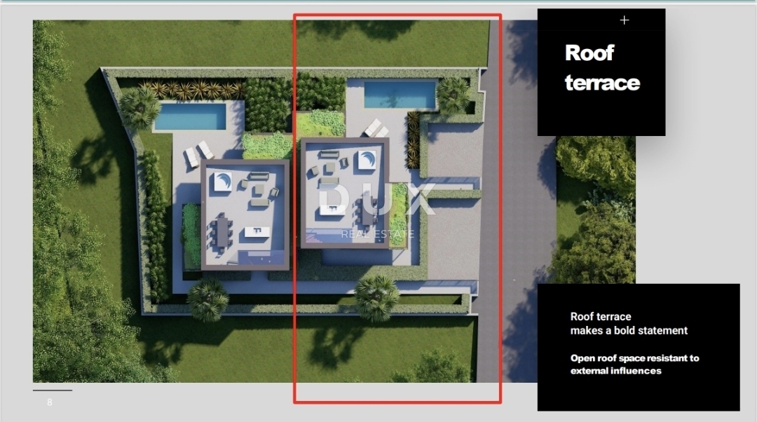 ISTRA, POREČ - Visokokakovostna moderna polsamostojna vila, le 1800 m od morja