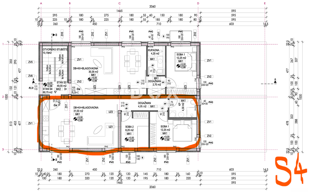 ZADAR, VRSI MULO - Novogradnja na iskani lokaciji! 2S+DB! S4