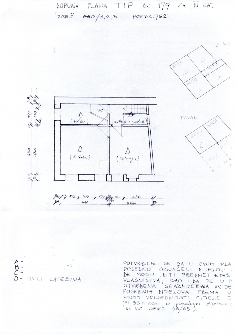 Stanovanje Rovinj, 37m2
