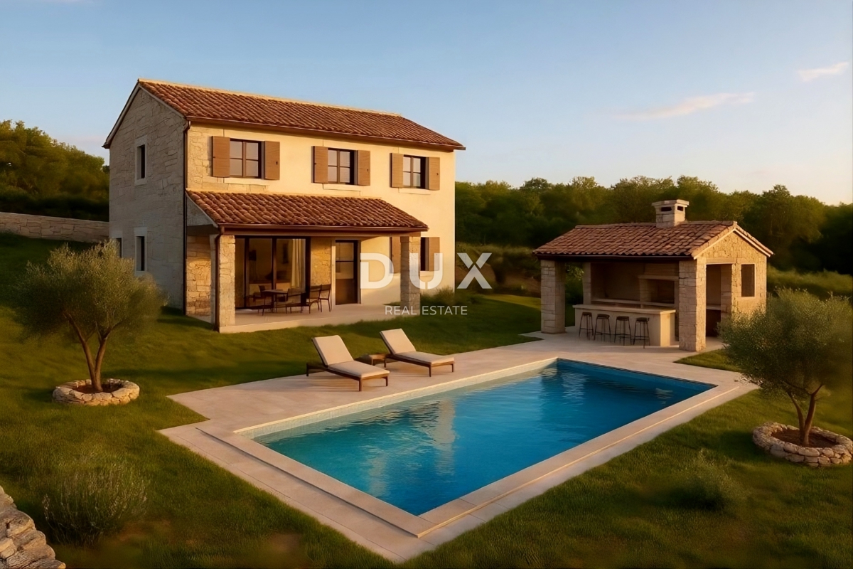 ISTRA, BARBAN - Prostorno zemljišče z gradbenim dovoljenjem