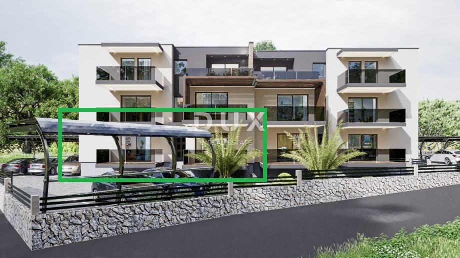 RIJEKA, PEHLIN, PODMURVICE - dvonadstropno stanovanje 101,24 m2 v novogradnji s pogledom na morje, dnevna soba + 2 spalnici. - STANOVANJE 3L