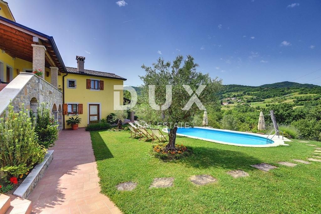 ISTRA, MOTOVUN - Rustikalna hiša z bazenom