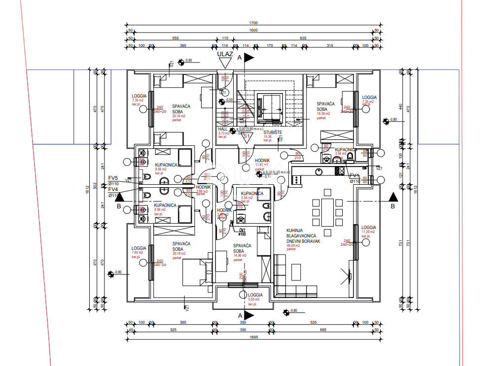 Zemljišče Medulin, 1.000m2