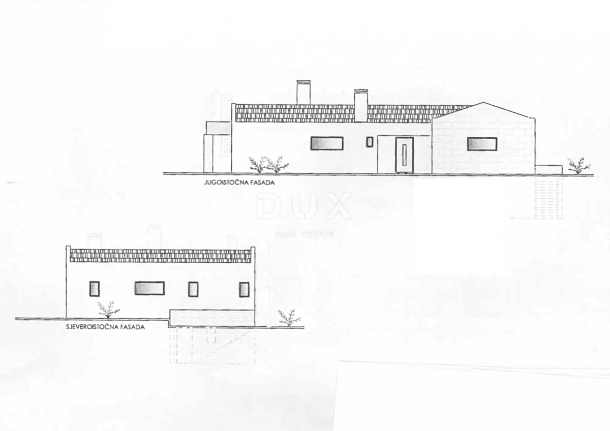ISTRA, LABIN - Zemljišče z začeto gradnjo