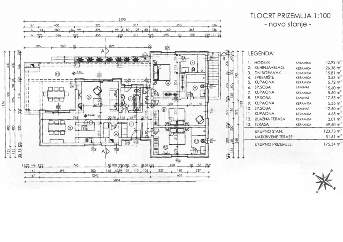 ISTRA, LABIN - Zemljišče z začeto gradnjo