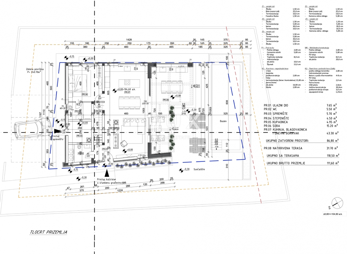 Hiša Labin, 218,45m2