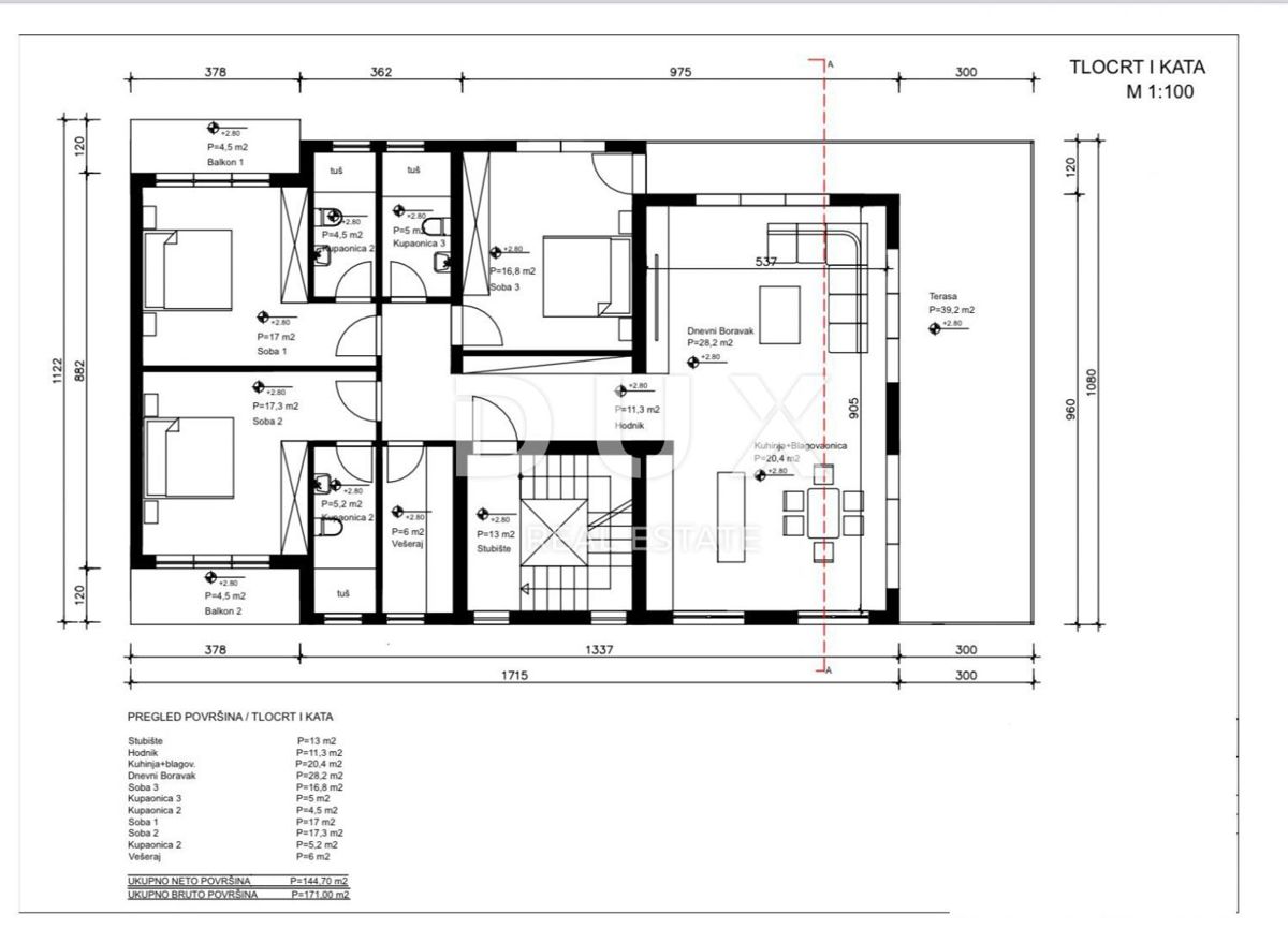 OTOK KRK, VRBNIK - Luksuzni apartma s panoramskim pogledom na morje