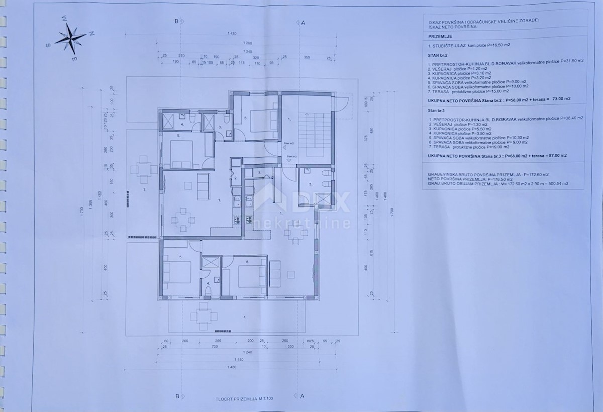 MATULJI, JURDANI, RUPA - gradbeno zemljišče 9000m2 z ZAZID. DOVOLJENJE za halo in poslovno stanovanjski objekt