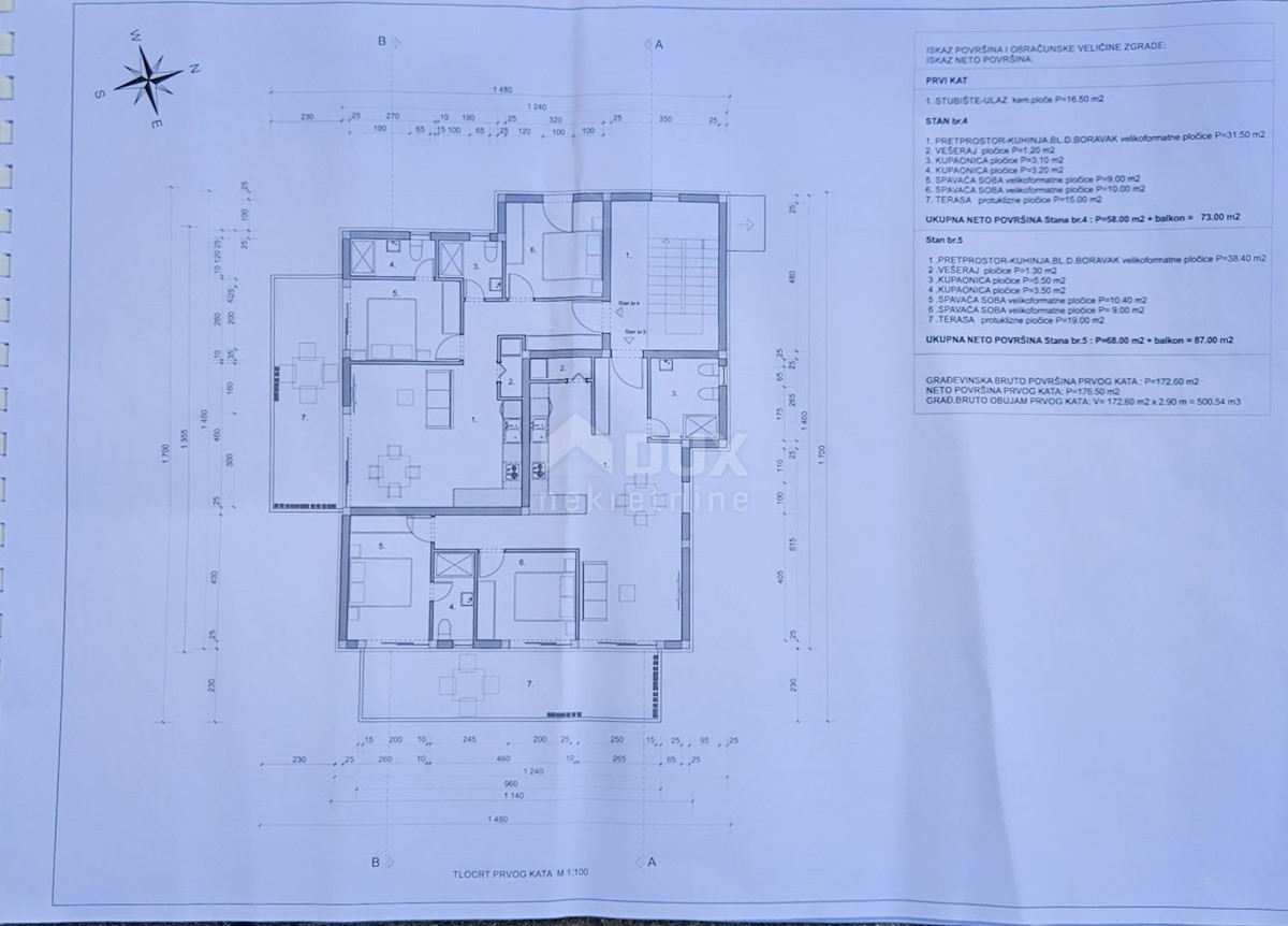 MATULJI, JURDANI, RUPA - gradbeno zemljišče 9000m2 z ZAZID. DOVOLJENJE za halo in poslovno stanovanjski objekt