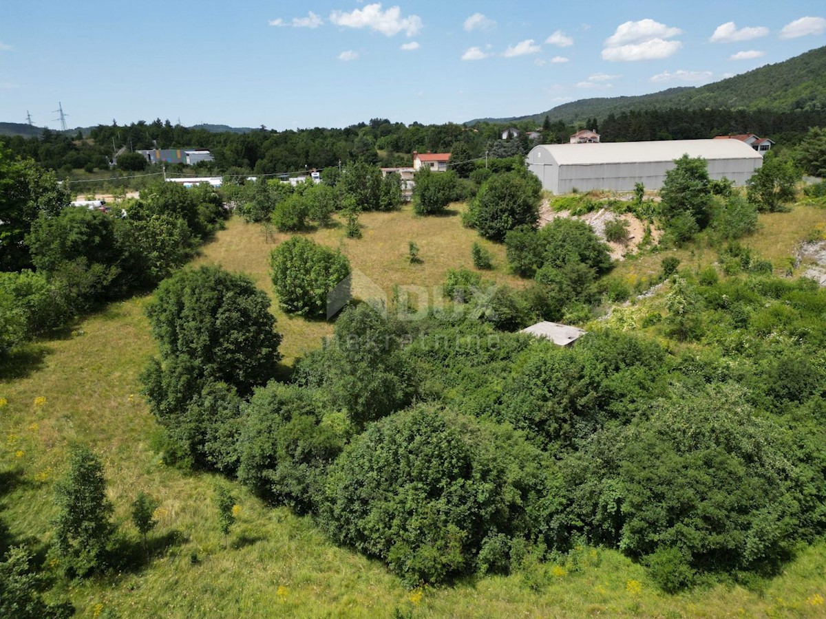 MATULJI, JURDANI, RUPA - gradbeno zemljišče 9000m2 z ZAZID. DOVOLJENJE za halo in poslovno stanovanjski objekt