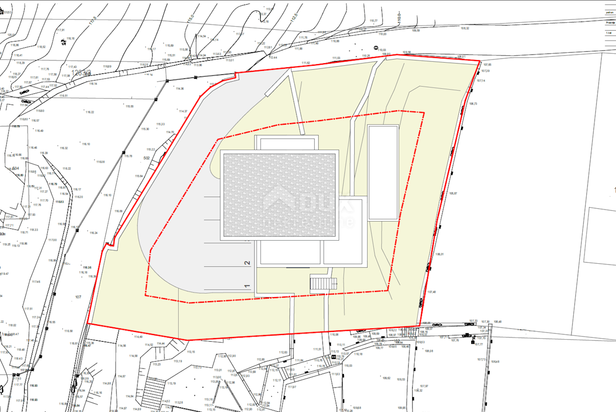 OPATIJA, CENTER - 3 zemljišča za gradnjo 3 vil z bazenom z gradbenim dovoljenjem, center Opatije