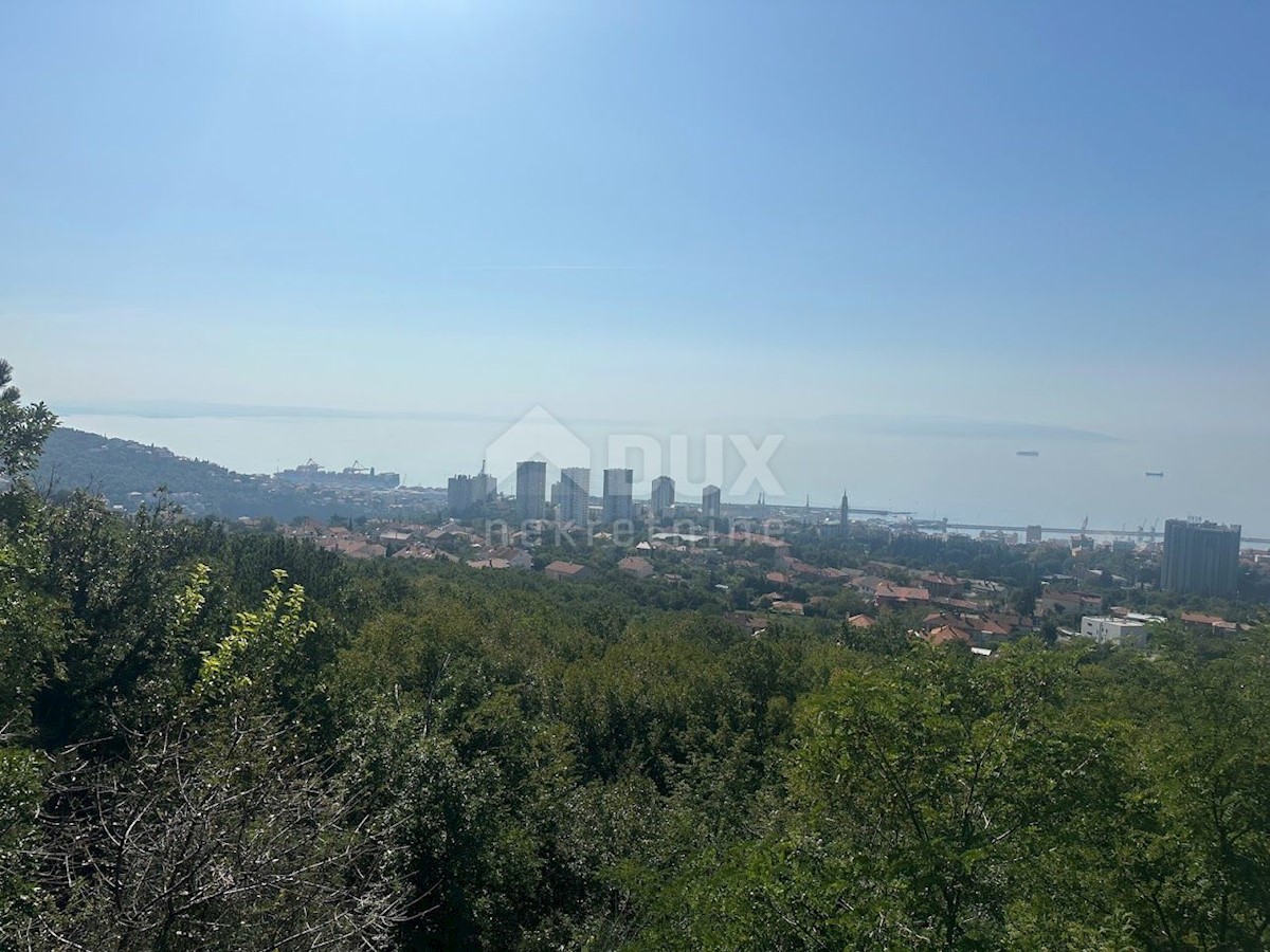 RIJEKA, KOZALA - gradbeno zemljišče 4000m2 s panoramskim pogledom na morje