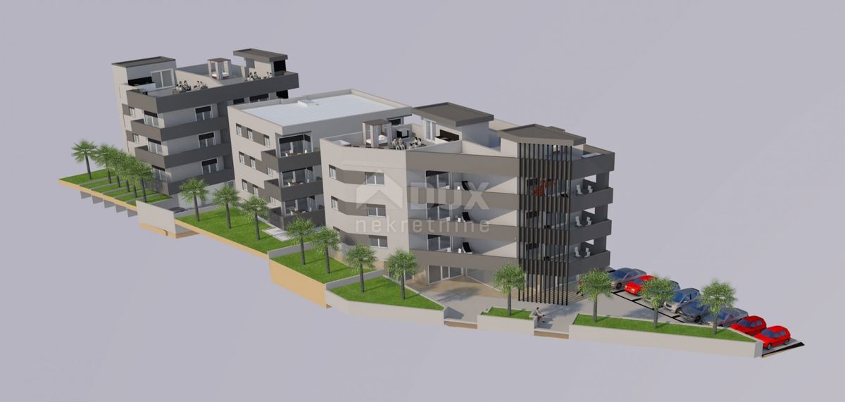 ZADAR, SUKOŠAN, 1s + kopalnica penthouse stanovanje v vrhunski novogradnji s pogledom na morje
