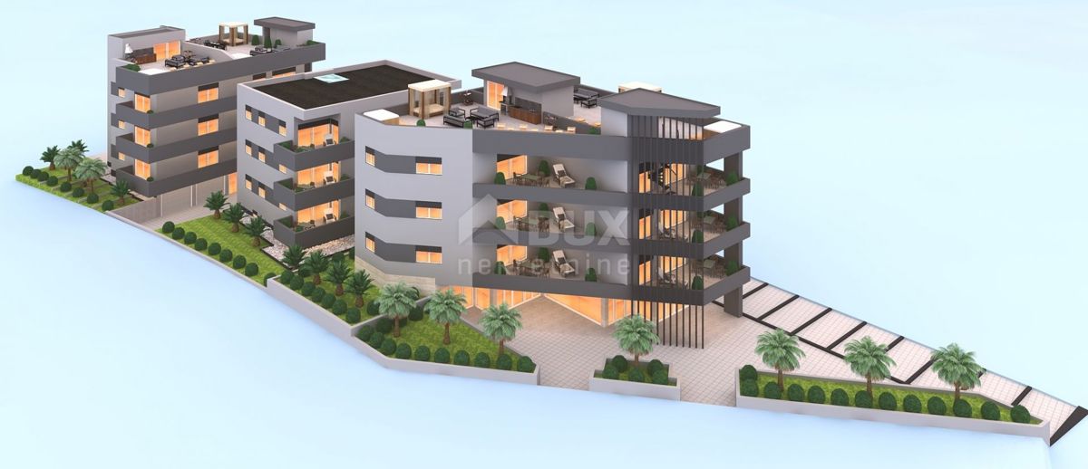 ZADAR, SUKOŠAN, 1s + kopalnica penthouse stanovanje v vrhunski novogradnji s pogledom na morje