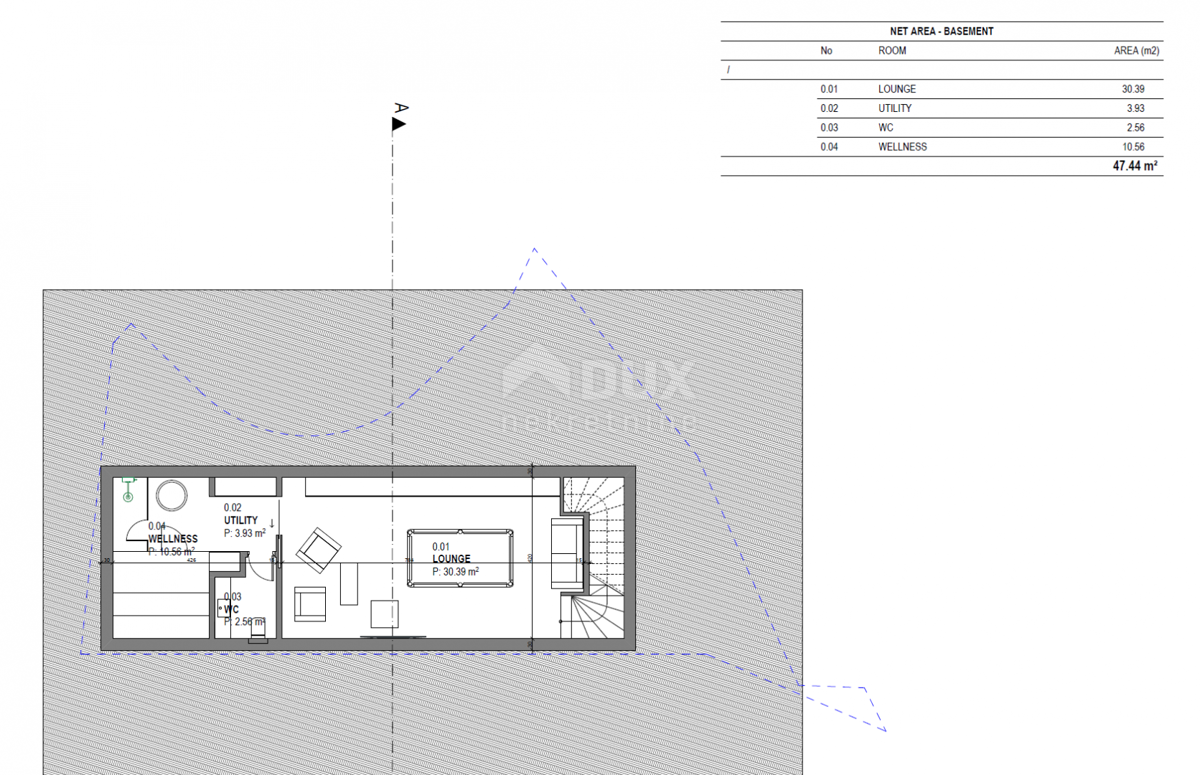 Raša, 1.150m2