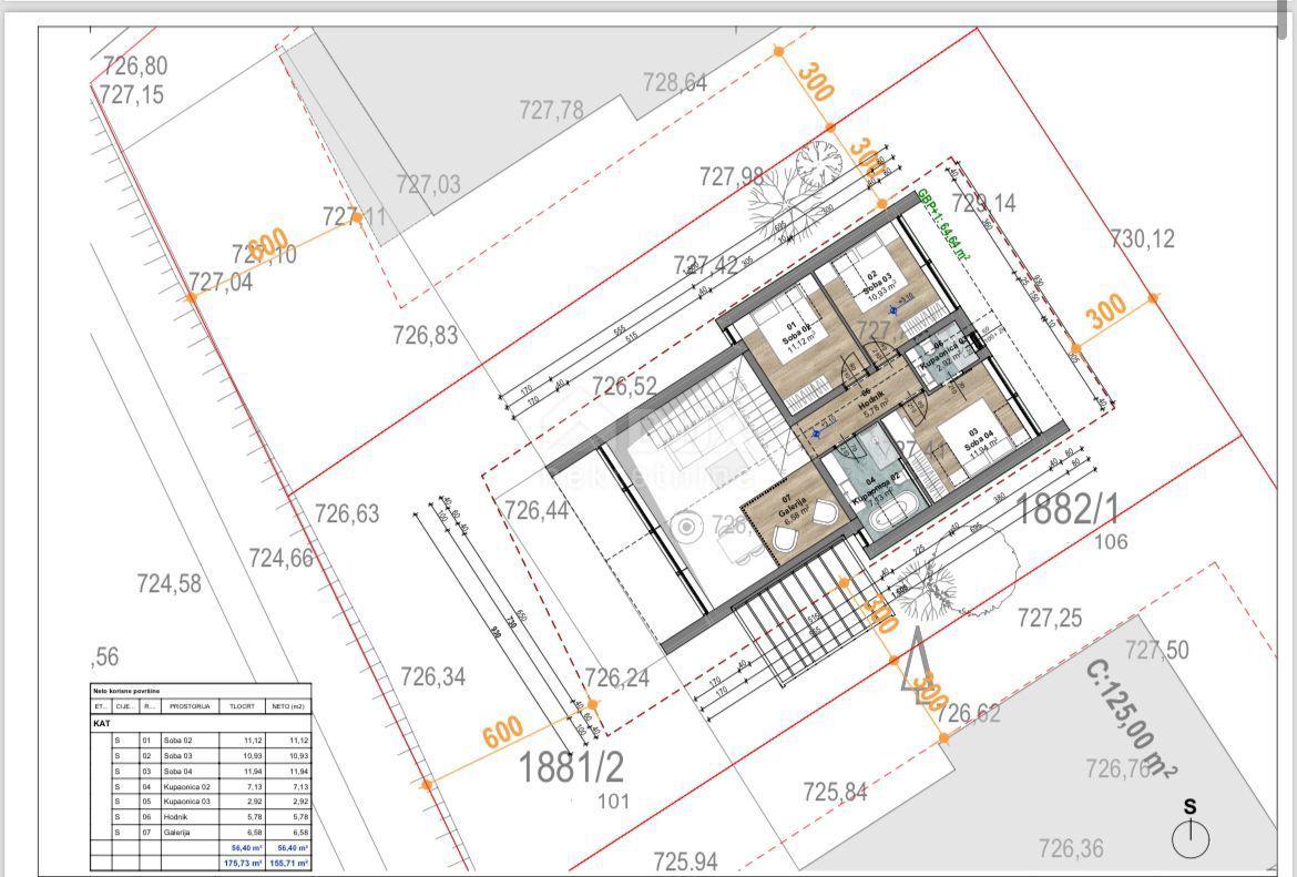 FUŽINE, VRELO - poslopje. zemljišče, 498 m2, MIRNA IN TIHA LOKACIJA