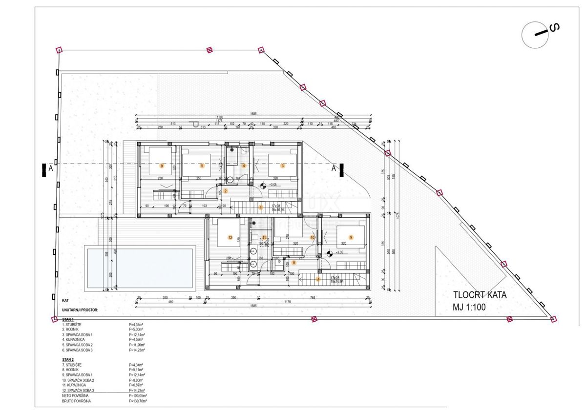 Pirovac, 110m2