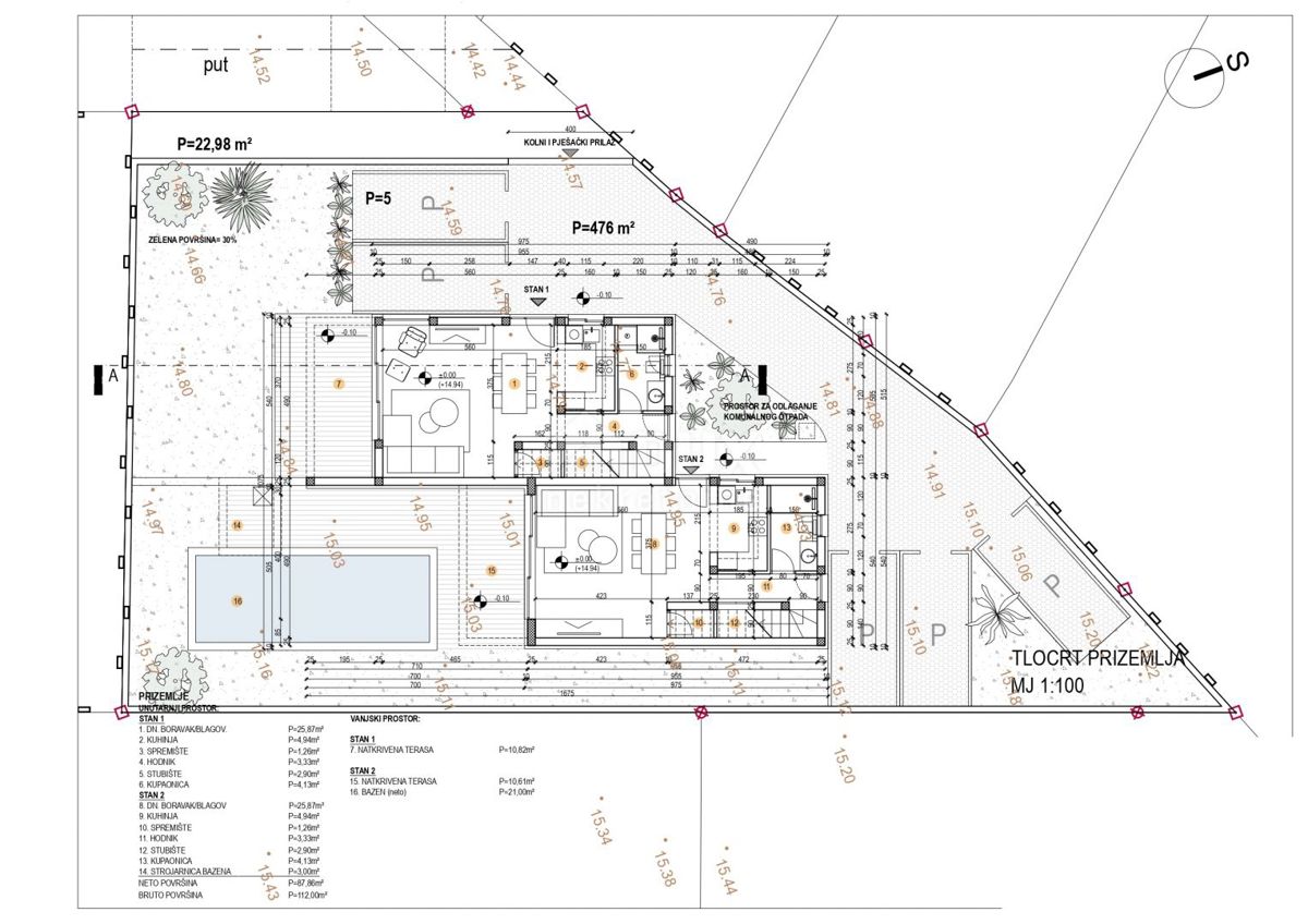 Pirovac, 110m2