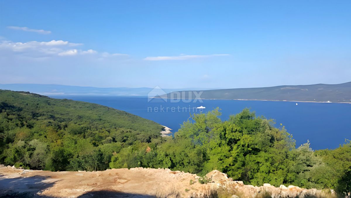 ISTRA, RABAC - Prostorno zemljišče s pogledom na morje