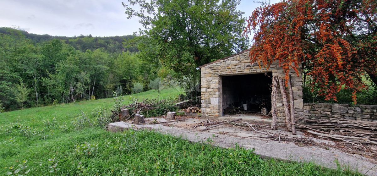 ISTRA, GRAČIŠĆE - Zemljišče z objekti in lepim razgledom