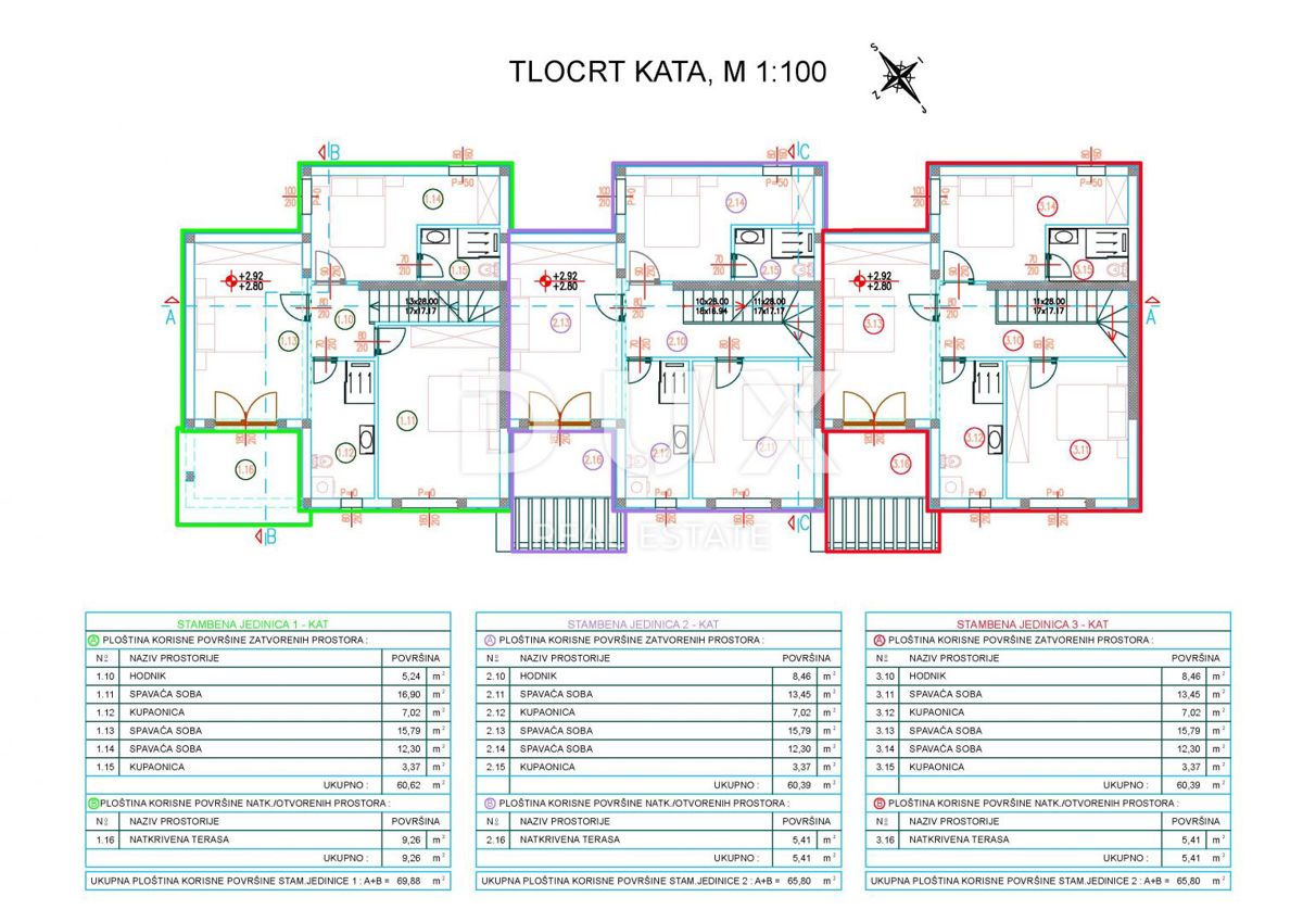 Hiša Vodice, 138,64m2