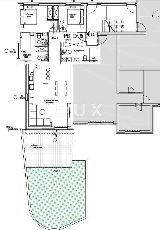 ŠIBENIK, VODICE - Apartma S2 v novogradnji na odlični lokaciji